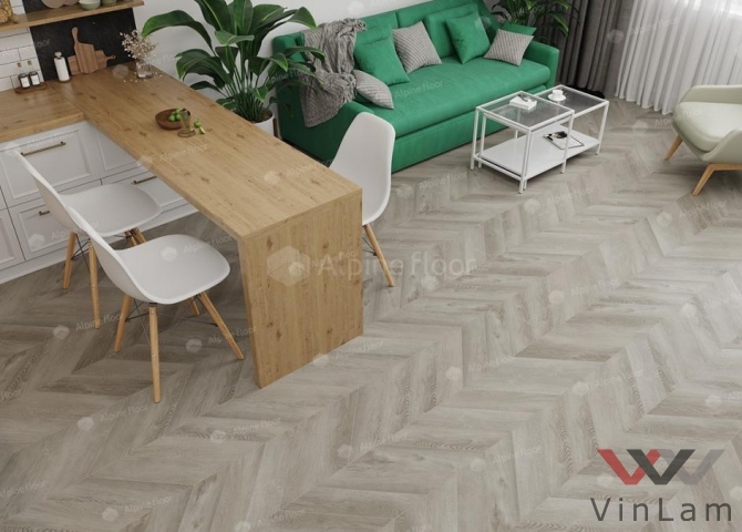 Фото №2 - Виниловая плитка Alpine Floor CHEVRON ALPINE Дуб Фантазия ECO 18-1