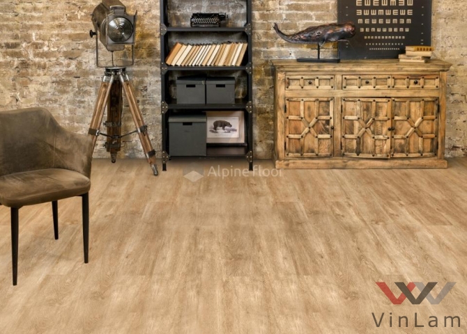 Фото №1 - Виниловая плитка Alpine Floor GRAND SEQUOIA LIGHT ЕСО 11-501 Камфора