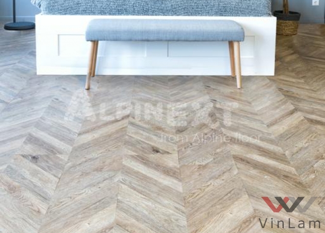 Фото №2 - Виниловая плитка Alpine Floor Ultra LVT ЕСО 5-25 Французская Ёлочка