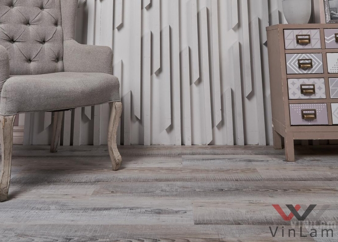 Фото №4 - Виниловая плитка VINILAM CERAMO VINILAM WOOD 4949 Сосна Андер