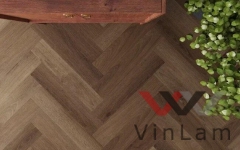 Виниловое покрытие Invictus MAXIMUS DRYBACK HERRINGBONE Highland Oak Parquet Chocolate - 42