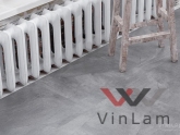 Фото №1 - Виниловая плитка CERAMO VINILAM STONE GLUE 61602 Серый Бетон