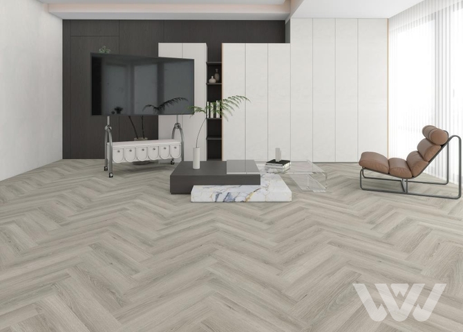 Фото №1 - SPC плитка CM Floor ScandiWood 41 Дуб Дымчатый