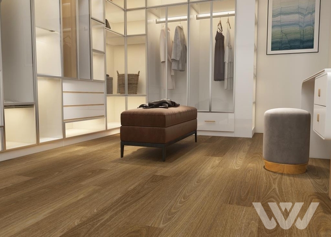 Фото №1 - SPC плитка CM Floor ScandiWood 44 Тик Малазийский