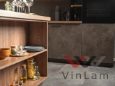 Фото №1 - Виниловая плитка VINILAM CERAMO VINILAM STONE 71610 Цемент Cтальной