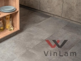 Фото №1 - Виниловая плитка VINILAM CERAMO VINILAM STONE 71610 Цемент Cтальной