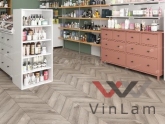 Фото №1 - Виниловая плитка ALPINE FLOOR CHEVRON LVT ДУБ ИСИДА ECO 20-8