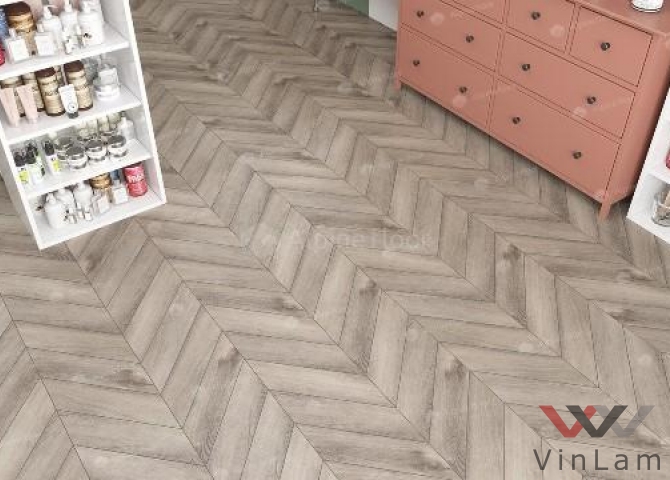 Фото №2 - Виниловая плитка ALPINE FLOOR CHEVRON LVT ДУБ ИСИДА ECO 20-8