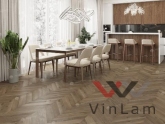 Фото №1 - Виниловая плитка ALPINE FLOOR CHEVRON LVT ДУБ НАСЫЩЕННЫЙ ECO 20-4