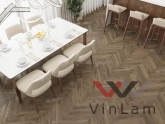 Фото №1 - Виниловая плитка ALPINE FLOOR CHEVRON LVT ДУБ НАСЫЩЕННЫЙ ECO 20-4