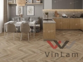 Фото №1 - Виниловая плитка ALPINE FLOOR CHEVRON LVT ДУБ СИНИСТРА ECO 20-6