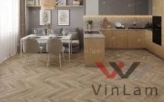 Виниловая плитка ALPINE FLOOR CHEVRON LVT ДУБ СИНИСТРА ECO 20-6