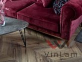 Фото №1 - Виниловая плитка VINILAM PARQUET CHEVRON I107516 Шеврон Лувр