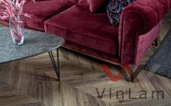 Виниловая плитка VINILAM PARQUET CHEVRON I107516 Шеврон Лувр