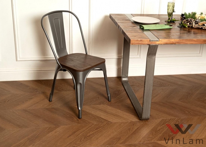 Фото №1 - Виниловая плитка VINILAM PARQUET CHEVRON I1651102 Шеврон Плезир