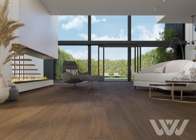 Фото №1 - Кварцевый паркет QUARTZ PARQUET 400-29 Орех Американский 5 мм