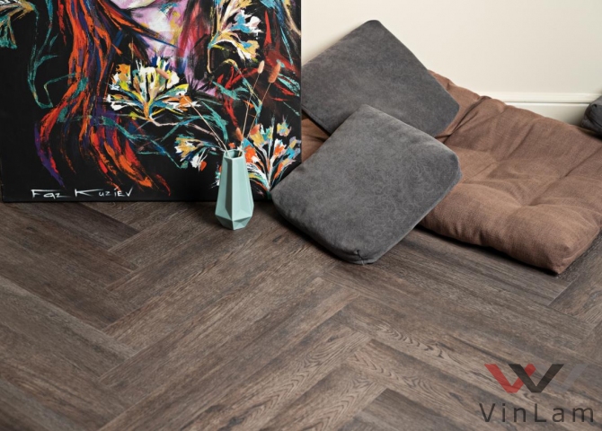 Фото №2 - Виниловая плитка VINILAM PARQUET Herringbone IS11211 Паркет Донателло