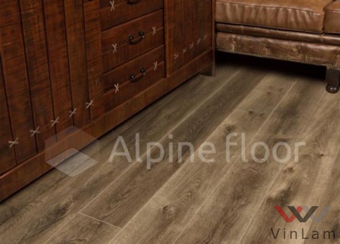 Фото №4 - Виниловая плитка Alpine Floor PREMIUM XL Дуб коричневый ABA ECO 7-9