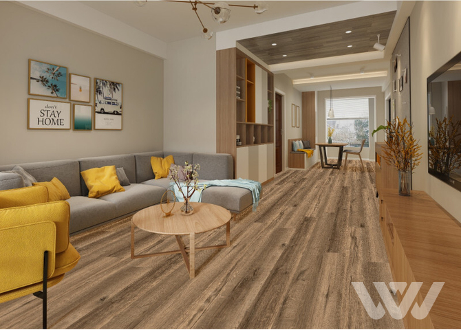 Фото №1 - Виниловая плитка DAMY FLOOR Family Дуб Изысканный JC8271-7