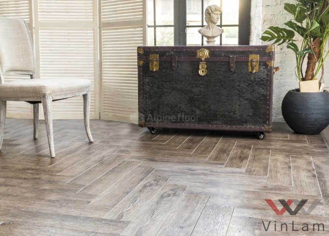 Фото №1 - Виниловая плитка Alpine Floor EXPRESSIVE Американское ранчо ECO 10-6