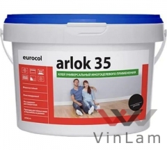 Клей Eurocol 35 Arlok водно-дисперсионный клей (LVT, SPC, WPC) 13кг