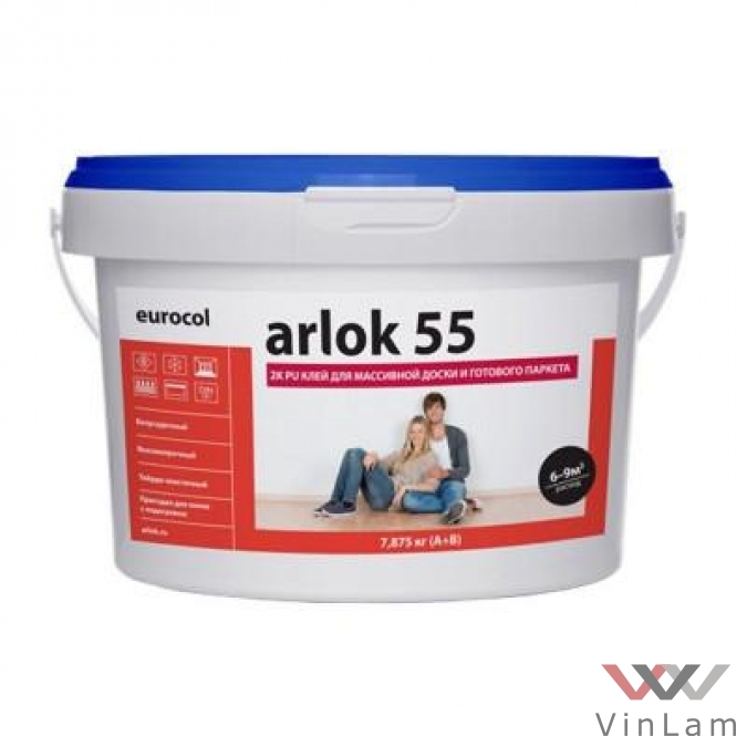 Клей Eurocol 55 Arlok полиуретановый двухкомпонентный 2K PU 14 кг - фото 1