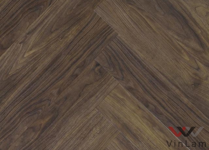 Фото №1 - LVT плитка My Step AQUA LVT елка MSAG01 Walnut Nero (Орех Неро)