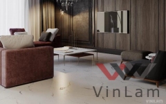 Виниловая плитка VINILAM CERAMO VINILAM STONE 83444 Итальянский Мрамор