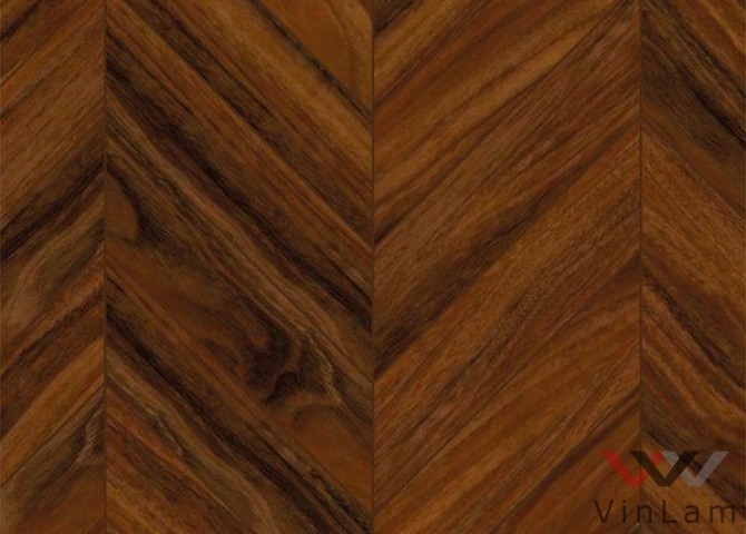 Фото №2 - Виниловая плитка Aberhof CHEVRON AZINCOURT WALNUT