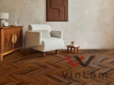 Фото №1 - Виниловая плитка Aberhof CHEVRON AZINCOURT WALNUT