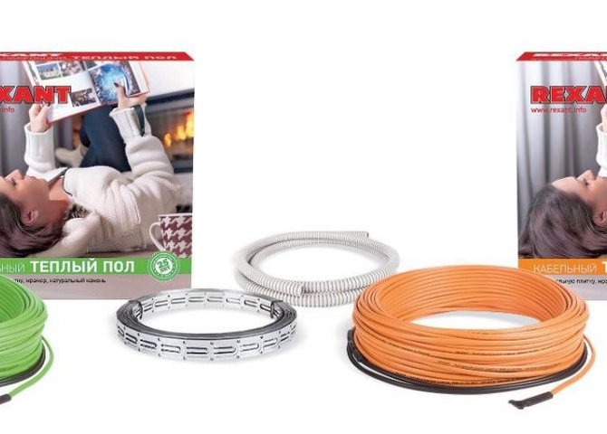 Фото №1 - Теплый пол Standard RND-180-2700 2700Вт, 180м, 17,0-22,5м² двухжильный REXANT