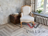 Фото №1 - Виниловая плитка VINILAM PARQUET Herringbone GD11122 Паркет Эрмитаж Glue