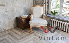 Виниловая плитка VINILAM PARQUET Herringbone GD11122 Паркет Эрмитаж Glue