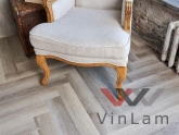 Фото №1 - Виниловая плитка VINILAM PARQUET Herringbone GD11122 Паркет Эрмитаж Glue