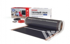 Пленочный теплый пол REXANT Optima 150, площадь 11 м², 0.5х22 м, 1650 Вт Пленочный теплый пол REXANT Optima 150, площадь 11 м², 0.5х22 м, 1650 Вт