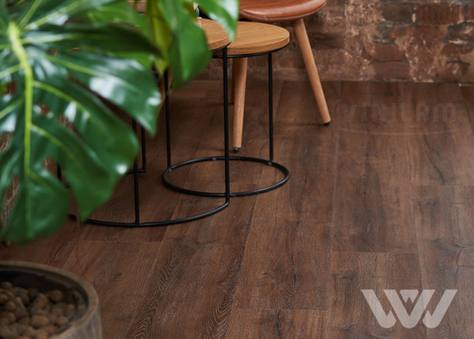 Фото №2 - Виниловая плитка VINILAM CERAMO VINILAM CORK 8885-EIR Дуб Берн