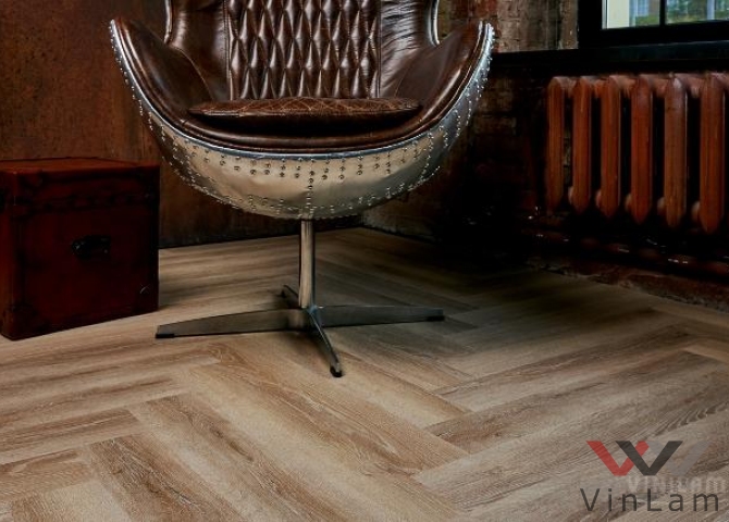 Фото №3 - Виниловая плитка VINILAM PARQUET Herringbone GD11166 Паркет Классический Glue