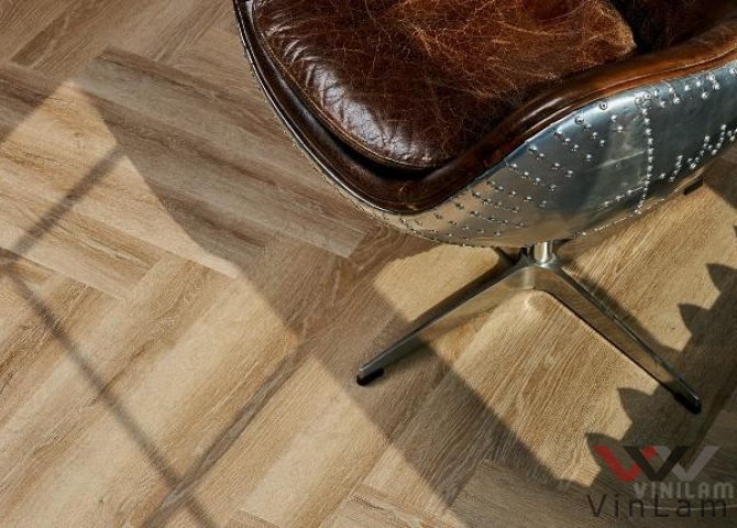 Фото №4 - Виниловая плитка VINILAM PARQUET Herringbone GD11166 Паркет Классический Glue