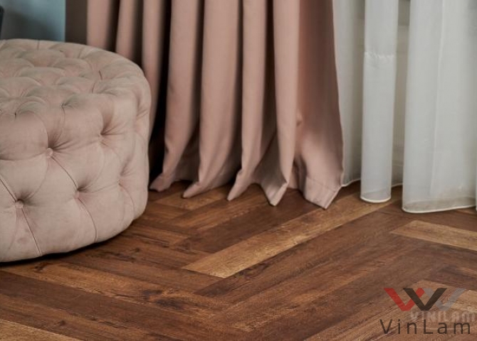 Фото №3 - Виниловая плитка VINILAM PARQUET Herringbone GD11177 Паркет Версальский Glue