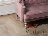 Фото №1 - Виниловая плитка VINILAM PARQUET Herringbone GD11188 Паркет Скандинавский Glue