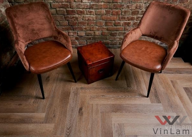 Фото №5 - Виниловая плитка VINILAM PARQUET Herringbone GD11199 Паркет Венецианский Glue