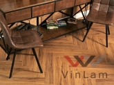 Фото №1 - Виниловая плитка VINILAM PARQUET Herringbone GD11210 Паркет Де Вилль Glue