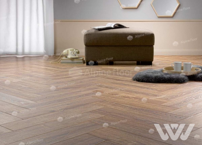 Фото №1 - Ламинат Alpine Floor Homflor Herringbone 12 BR 622 Balearic oak