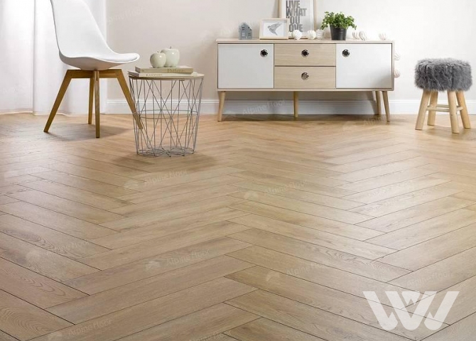 Фото №1 - Ламинат Alpine Floor Homflor Herringbone 8 BR 535 Praline / Cajun Oak