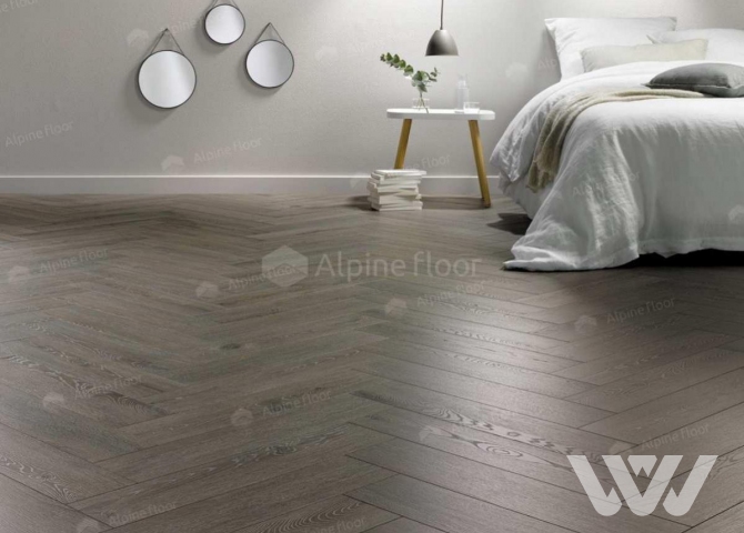 Фото №1 - Ламинат Alpine Floor Homflor Herringbone 8 BR 542 Volcano
