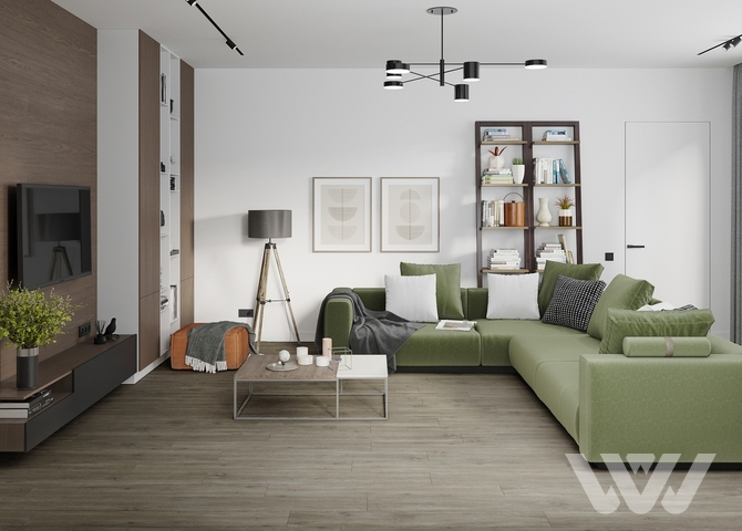 Фото №1 - Виниловая плитка DAMY FLOOR Family LVT Дуб Горный TCM298-26-LVT
