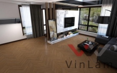 Виниловая плитка DAMY FLOOR Chevron LVT DF08-Ch-LVT Блуа