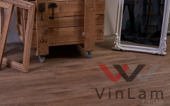 Виниловая плитка VINILAM CERAMO VINILAM WOOD 61512 Дуб Оливковый