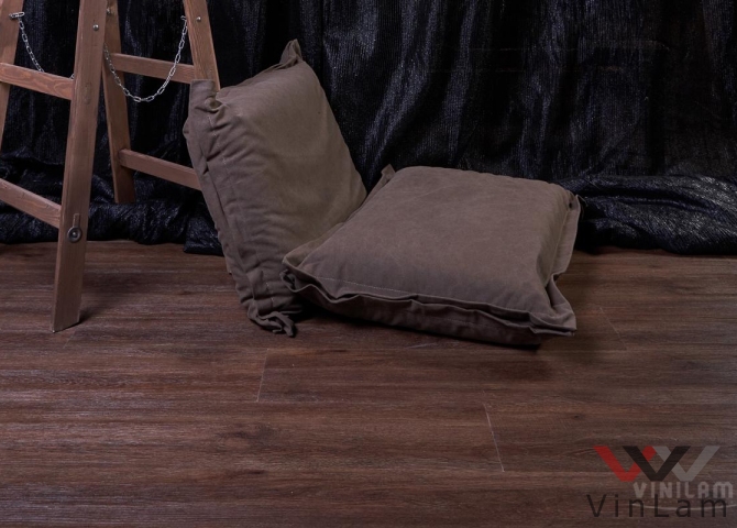 Фото №1 - Виниловая плитка VINILAM CERAMO VINILAM WOOD 61518 Дуб Парижский