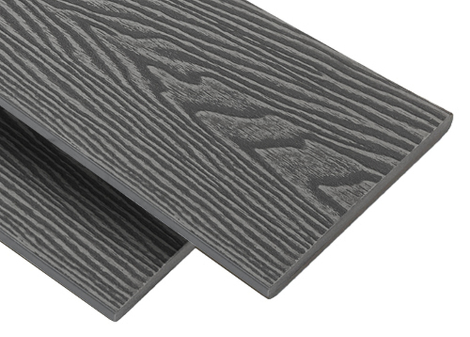 Фото №1 - Заборная доска EasyDecking Wood-X серый ,131х11х3010